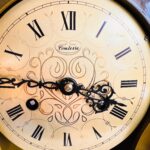 Bracket Mantel Clock with Pendulum – Comtesse Brass Shelf Clock, Fireplace Decor, Midcentury Charm - Image 3