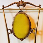 Pair of Italian Brass Boudoir Chairs – Hollywood Regency Baroque Style - Image 6