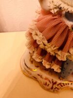 Crown Dresden Lace Porcelain Figurine – German Rococo Style - Image 6
