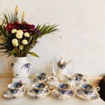 Royal Albert Moonlight Rose Tea Cups & Saucers - Avon Shape, Set of 6 - Image 3