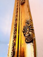 Vintage Rococo Gold Wall Mirror: Ornate Beveled French Style - Image 7