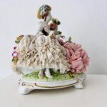Crown N Lace Porcelain figurine, Victorian Style, Collectible Item - Image 6