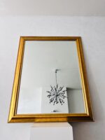 Vintage Wall Golden Mirror with beveled edges, wall hanging, interior design - Image 6