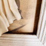 Victorian Shadow Box – 3D Décor with La Mode Illustree Print and Fabric Detail - Image 6