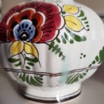 Delft Polychrome Ginger Jar – Hand Painted Ceramic Vase, Dutch Vintage Decor - Image 6