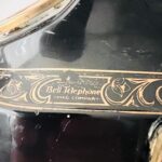 Vintage Retro Telephone, Black Telephone, Dutch Retro PTT, Rotary Telephone , Desk Telephone, Black Bakelite - Image 4