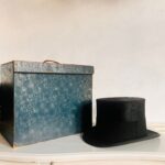 1930s Silk Top Hat – Men's Black Formal Hat with Original Box - Image 3