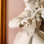 Porcelain Rococo Wall Plaque – Alt Meissen Style Portrait Art, Dresden Figurine Relief - Image 7