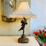 One of a kind French Lamp, Cherub Lamp , Rococo Style, Vanity Lamp, Home Decor, Interior Design - Image 2