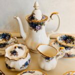 Royal Albert Moonlight Rose Tea Cups & Saucers - Avon Shape, Set of 6 - Image 4