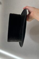 Silk Black Top Hat with Original Box – Classic Formalwear, Vintage 1950s Accessory - Image 6