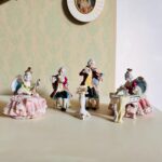 Dresden Porcelain Figurines – Lace Trimmed Collectible Pair, Made in Germany