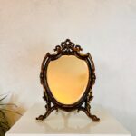 Louis XVI Ribbon Vanity Mirror – Beveled Glass, French Baroque Table Decor - Image 5