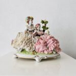 Crown N Lace Porcelain figurine, Victorian Style, Collectible Item - Image 5