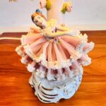 Lace Porcelain Table Lamp – Romantic German Lighting with Filigree Detail - Image 4