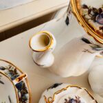 Royal Albert Moonlight Rose Tea Cups & Saucers - Avon Shape, Set of 6 - Image 6