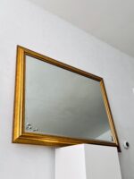 Vintage Wall Golden Mirror with beveled edges, wall hanging, interior design - Image 2