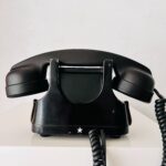 Vintage Retro Telephone, Black Telephone, Dutch Retro PTT, Rotary Telephone , Desk Telephone, Black Bakelite - Image 10