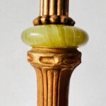 Mid Century Italian Pillar Ashtray – Brass Hollywood Regency Stand - Image 5