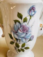 Paragon Blue Moon Tea Cup Trio: English Bone China, Floral Gold Accent - Image 4