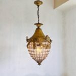 Vintage Crystal Pineapple Pendant Light - Antique Lamp for Home Lighting - Image 2