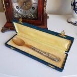 Vintage Spoon, Silver Handle, Old Emblem, Special Spoon, Souvenir Spoon, Baby Spoon, Original Box