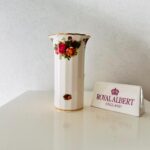 Royal Albert Old Country Roses Vase: English Bone China Floral Decor