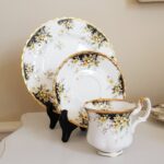 Vintage Royal Albert Royal Ascot Tea Set: Bone China Porcelain, 1982 LTD - Image 6