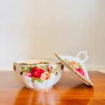 Royal Albert Old Country Roses Covered Bowl – Bone China Floral Dish with Lid - Image 3
