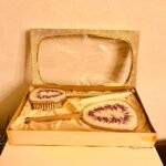 English Vanity Set – Made in England, Vintage Dressing Table Decor - Mascot - Image 6