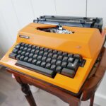 Orange Adler Gabriele 2000 Electric Typewriter – Portable, Western Germany - Image 3