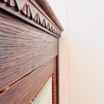 Wood Cabinet with Beveled Mirror – Apothecary or Bathroom Wall Storage - Image 4