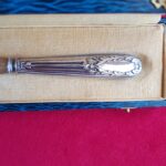 Vintage Spoon, Silver Handle, Old Emblem, Special Spoon, Souvenir Spoon, Baby Spoon, Original Box - Image 3