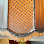 Genuine Alabaster Table Lamp with Fringe Shade – Cream Stone Base, Mid Century Accent Lighting - Image 4