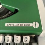 Olympia Traveller de Luxe Typewriter – German Portable Model, Mid Century Office Decor - Image 6