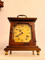 Vintage Telma Mantel Clock with Hermle German Movement – 1970s - Image 4
