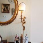 Pair of Bronze Wall Sconces – Mid Century Mod Lighting, French Depose Design - Image 5