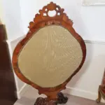 Antique French Tapestry Fire Screen, Victorian Period - Image 5