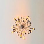 Chrome Sputnik Chandelier – 1970s Atomic Space Age Pendant Light - Image 9