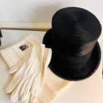 1930s Silk Top Hat – Men's Black Formal Hat with Original Box - Image 2
