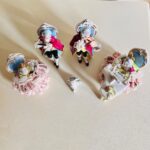 Dresden Porcelain Figurines – Lace Trimmed Collectible Pair, Made in Germany - Image 2
