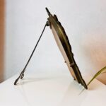 French Crystal Easel Mirror – Beveled Glass, Bronze Frame, Tabletop Vanity Style - Image 5