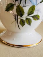 Paragon Blue Moon Tea Cup Trio: English Bone China, Floral Gold Accent - Image 5