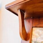 Old Dutch wall hanger, coat rack with ceramic tiles - Image 10