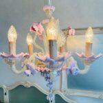 Pink Murano Glass Chandelier – Italian Art Glass Pendant Light, Handcrafted - Image 3