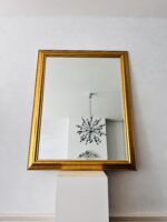 Vintage Wall Golden Mirror with beveled edges, wall hanging, interior design - Image 5