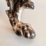 Vintage Beveled Mirror Freestanding Silver Plated Frame Mod Depose Signed Pavot - Image 6