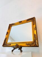 Vintage Rococo Gold Wall Mirror: Ornate Beveled French Style - Image 3