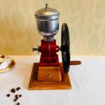 Wood and Cast Iron Coffee Grinder – Industrial Style Vintage Bar Decor - Image 5