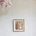 Victorian Shadow Box – 3D Décor with La Mode Illustree Print and Fabric Detail - Image 2